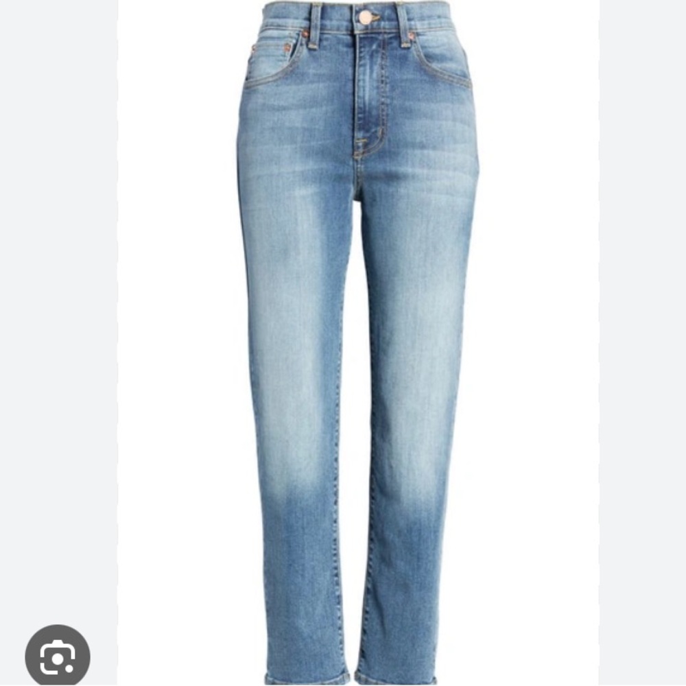 Fidelity Denim Modern American Lafayette Crop Jeans in Waterford Size: 27 - Picture 2 of 9